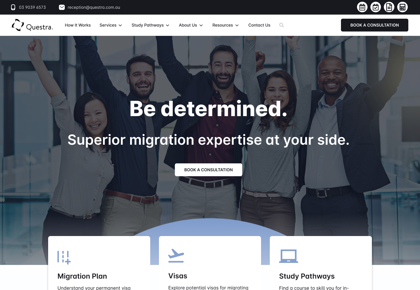 Questra Immigration Redesign